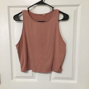 LUSH Mauve Summer Crop Top